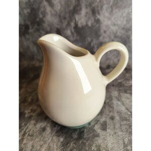 Pfaltzgraff Ocean Breeze Creamer Pitcher Small Ceramic White Vintage Kitchenware